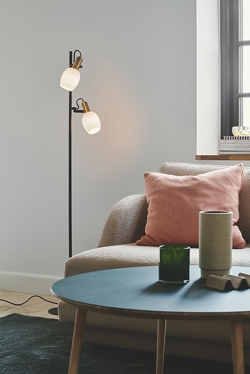 Arild gulvlampe, sort 